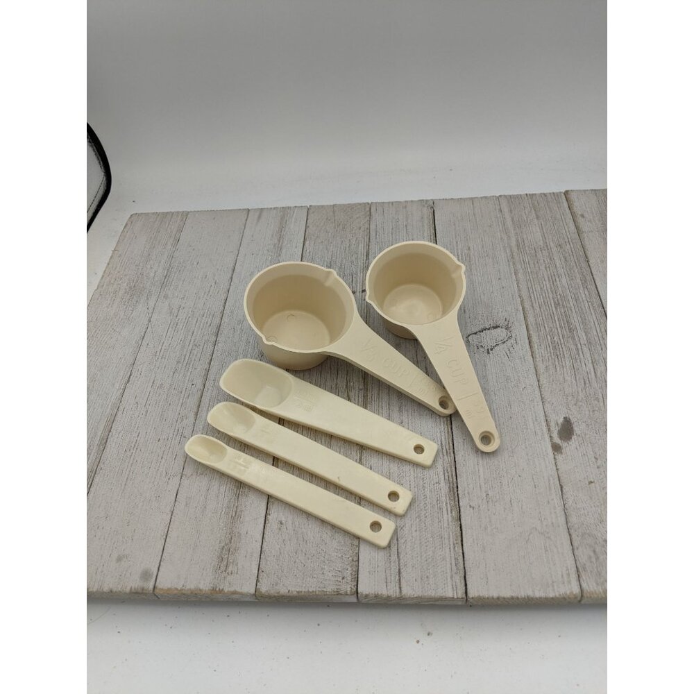 Foley Measuring Cups Spoons 1/4 1/3 1/2 Tablespoon Teaspoon Nylon